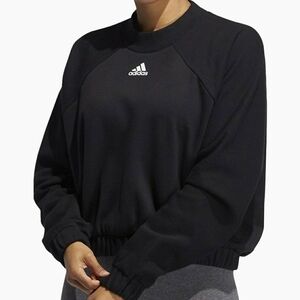 Adidas Women's Black Crew Neck Sweater